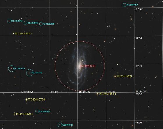 NGC5033 annoté NGC5033 annoté