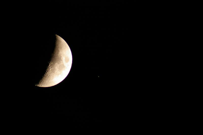 Occultation saturne-lune 2007