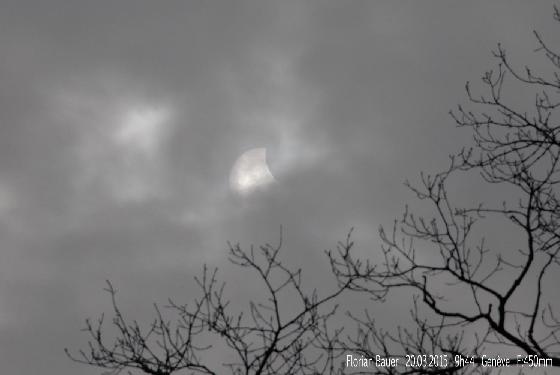 Eclipse du 20 mars 2015 à 9h44 de Florian Bauer - Genève