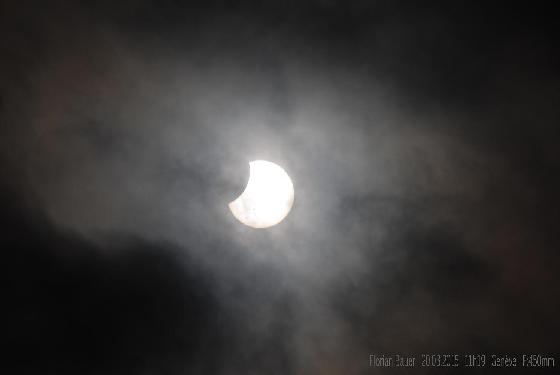 Eclipse du 20 mars 2015 à 11h19 de Florian Bauer - Genève