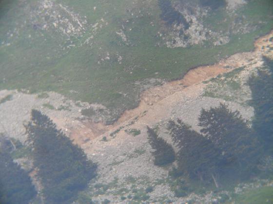 montagne à l'oculaire