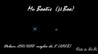 Etoile triple Mu Bootis 