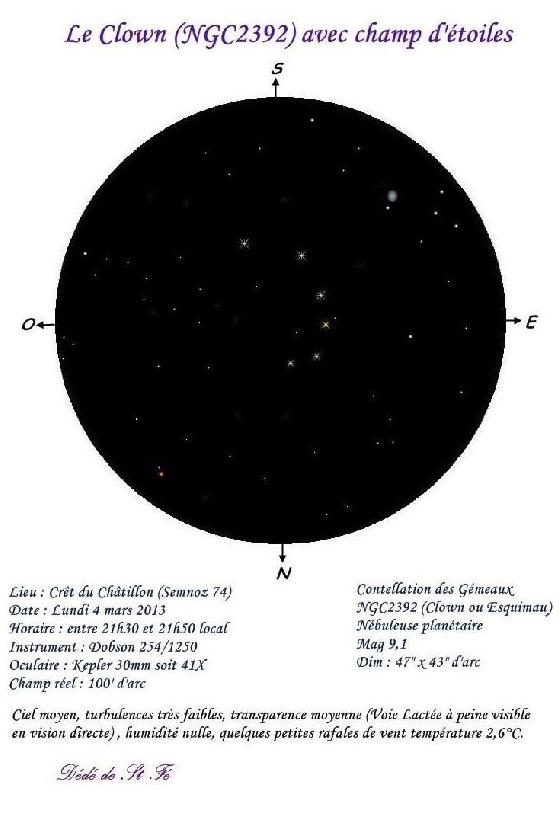 NGC2392 (Clown ou Esquimau) NGC2392 (Clown ou Esquimau)