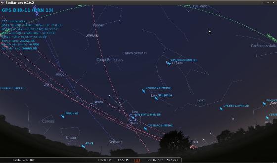 stellarium et satellites