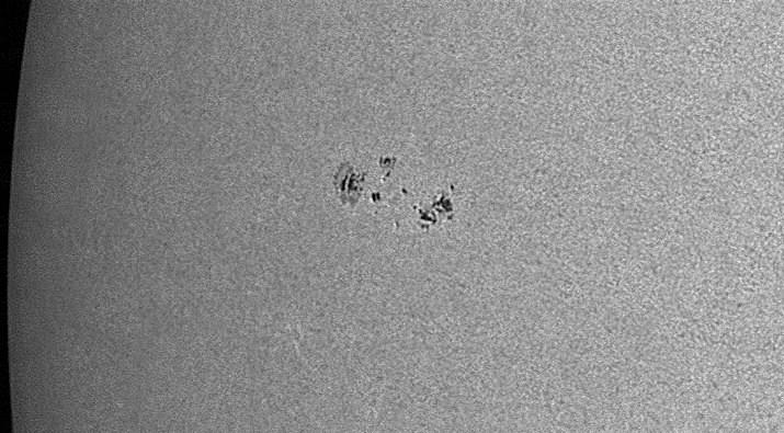 Sun 26-03-2017 AR2645 ED80, QHY5L-IIm, IR cut filter, Continuum 540nm filter, Barlow 2.5x, AS3, Registax6