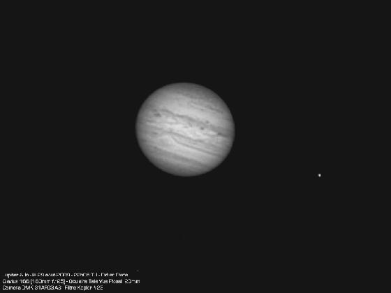Jupiter & Io, le 29 août 2009 à 22h06 TU Jupiter & Io, le 29 août 2009 à 22h06 TU