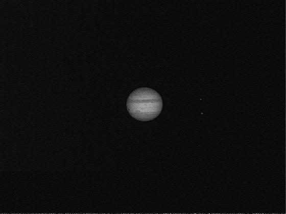 Jupiter et Europe (filtre vert) Jupiter et Europe (filtre vert)