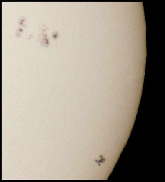Soleil + ISS Soleil + ISS