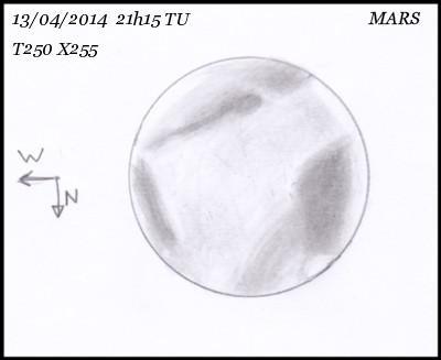 Dessin de Mars du 13 avril 2014 T250 x255
