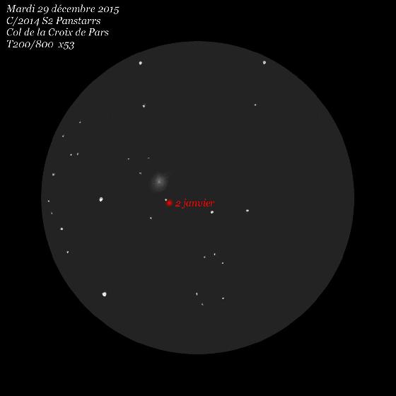 C/2014 S2 Panstarrs 2 janvier