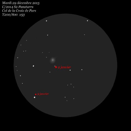 C/2014 S2 Panstarrs 9 janvier