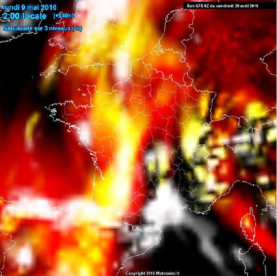 Météo 20160509 du 20160429 carte GFS