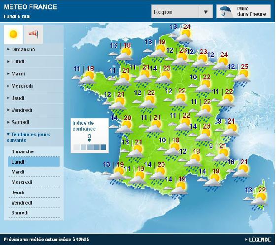 Météofrance 20160509 du 20160501