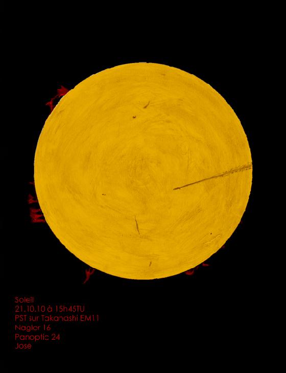 Soleil du 21.10.10