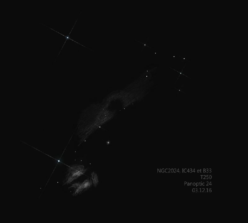 NGC2024, IC434 & B33 03.12.2016