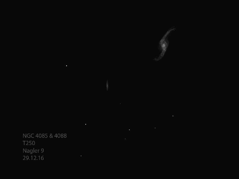 NGC4085-4088 T250 29.12.16 NGC4085-4088 T250 29.12.16