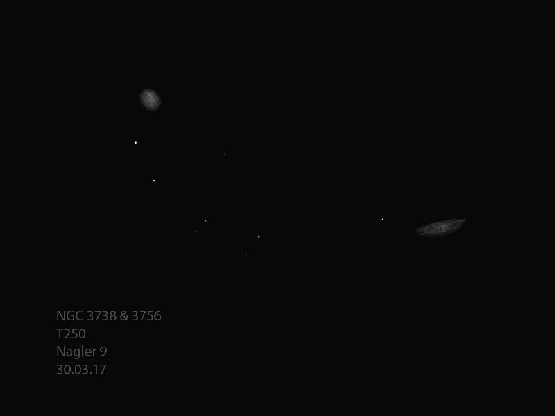NGC3738 & 3756 T250 30.03.17
