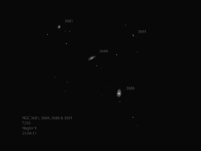NGC3681,3684,3686&3691 T250 23.04.17 annoté NGC3681,3684,3686&3691 T250 23.04.17 annoté