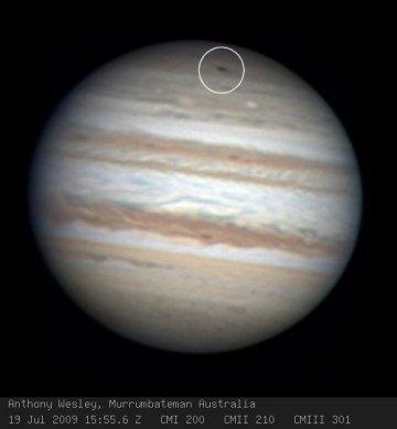 Un impact sur Jupiter?