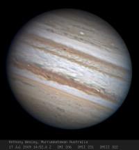 Jupiter du 17 07 par Anthony Wesley