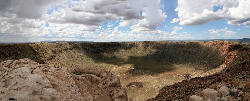 Meteor Crater - inside