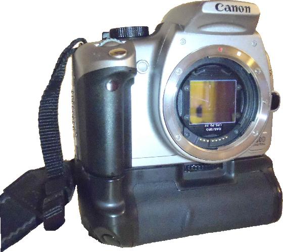 Canon EOS 350D + grip + filtre CLS clipsé