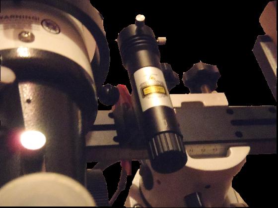 Laser de pointage tête haute