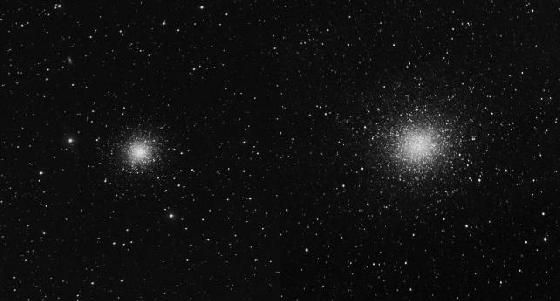 M13 et Oméga du Centaure comparés