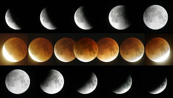 Eclipse totale de la Lune du 21 févier 2008