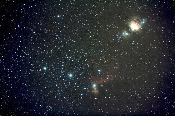 Région centre de la constellation d'Orion Région centre de la constellation d'Orion