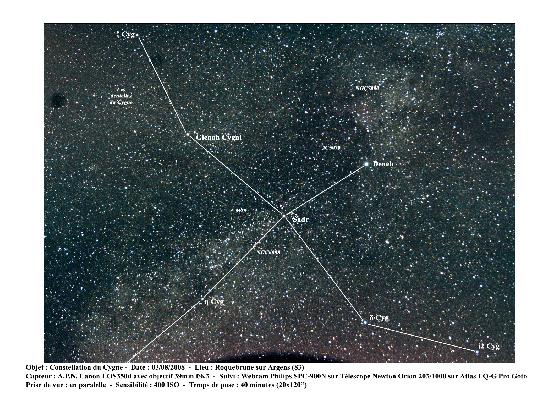Constellation du Cygne Constellation du Cygne