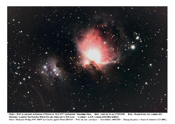 Nébuleuse d'Orion