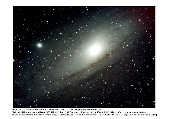 M31 - Galaxie d'Andromède M31 - Galaxie d'Andromède