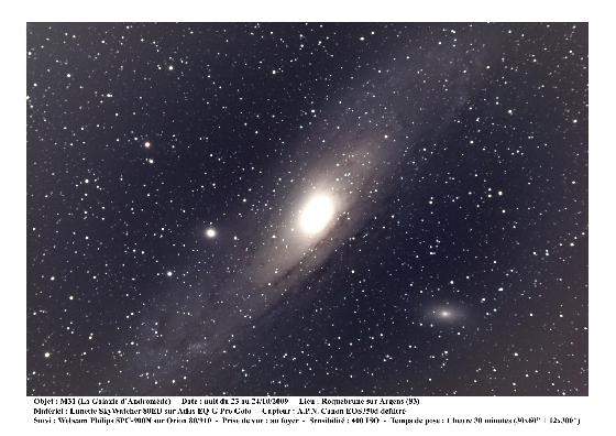 M31 - Galaxie d'Andromède