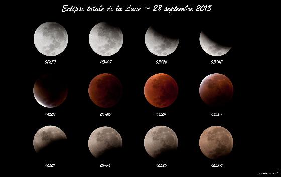 Eclipse totale de la Lune du 28 septembre 2015 Eclipse totale de la Lune du 28 septembre 2015
