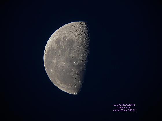 Lune le 18 07 2014