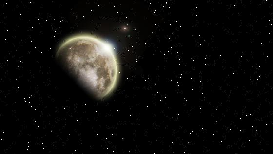 Montage avec photo de lune