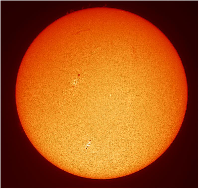 Soleil H-Alpha du 29.03.2017