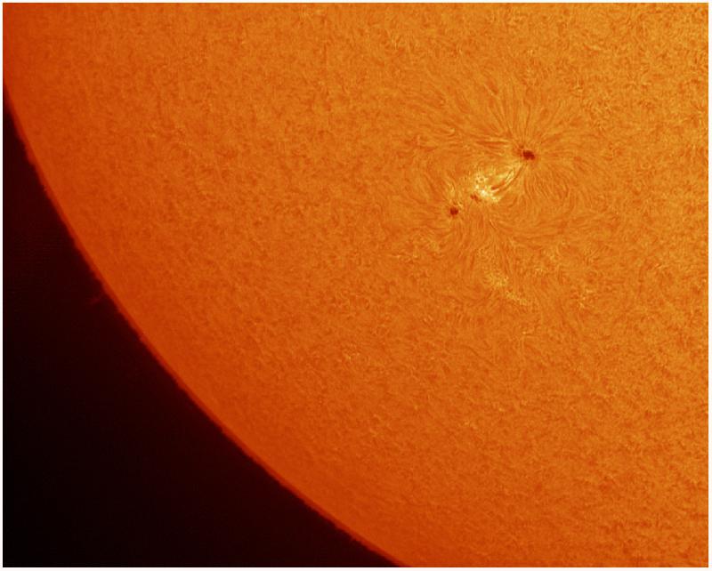 Soleil H-Alpha du 29.03.2017