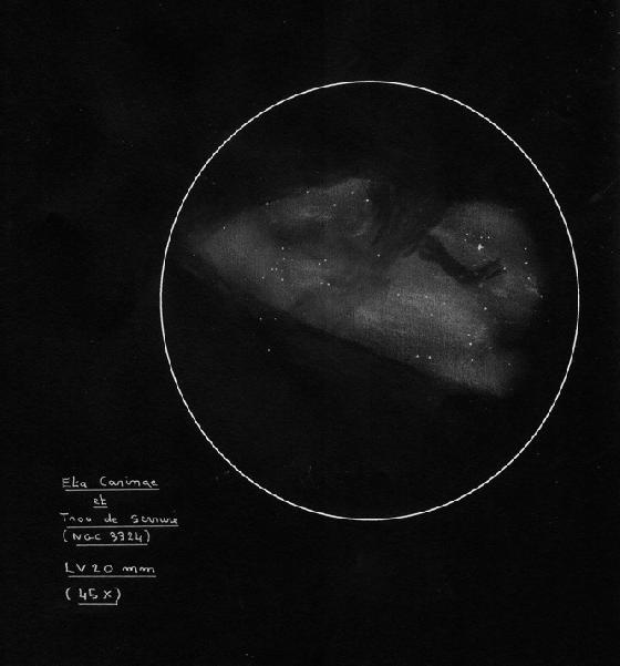 eta carinae et trou de serrure