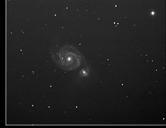 M 51 b&n