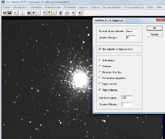 addition d'une sequence