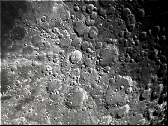 Lune cratere Tycho le 13 07 09 Lune cratere Tycho le 13 07 09