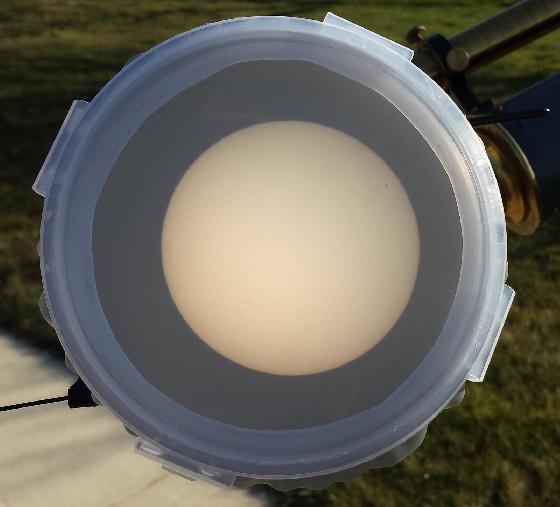 soleil par retroprojection soleil par retroprojection