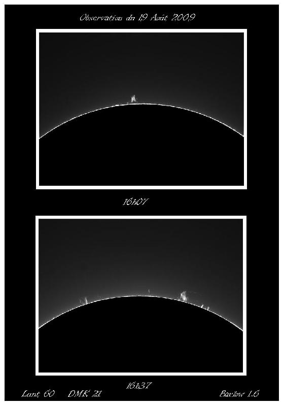observation Solaire du 19 aout