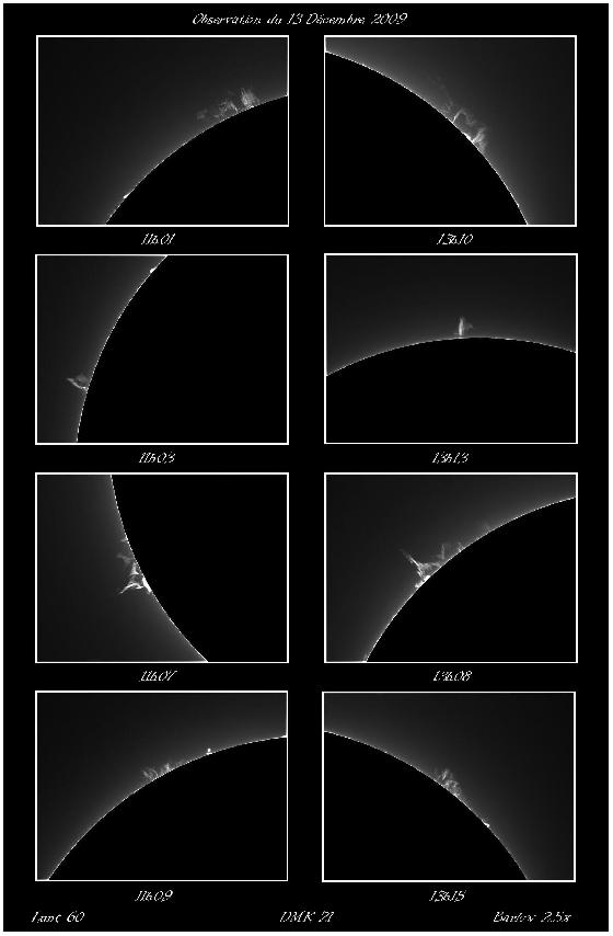 Observation Solaire du 13 Décembre Observation Solaire du 13 Décembre