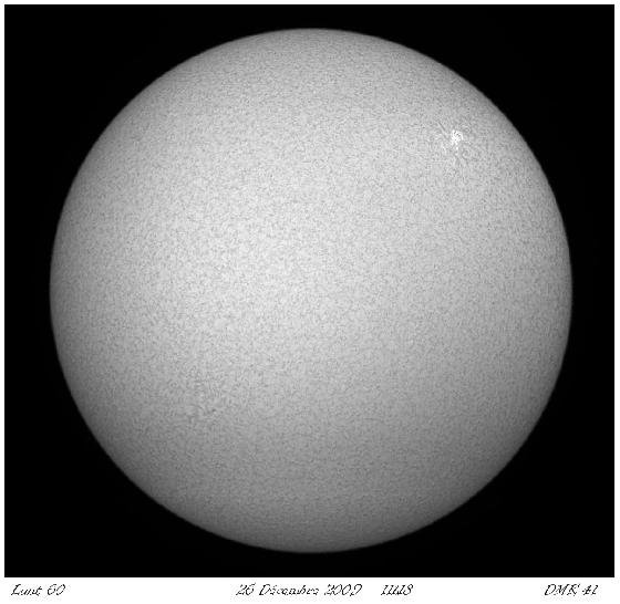 Soleil du 26 Décembre 2009 Soleil du 26 Décembre 2009