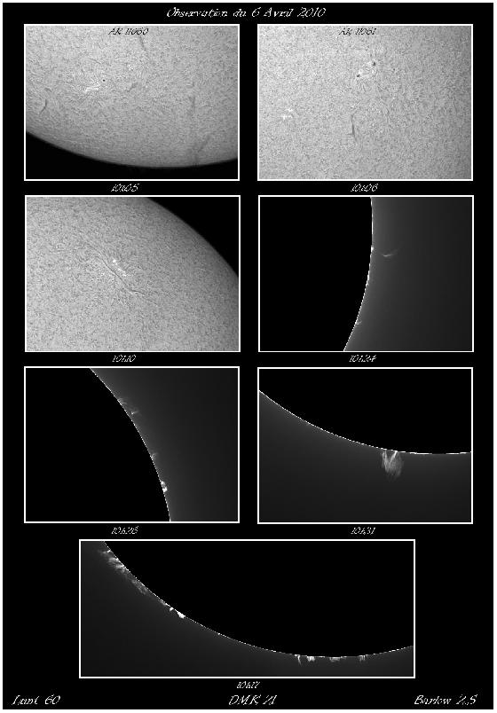Observation du 6 Avril
