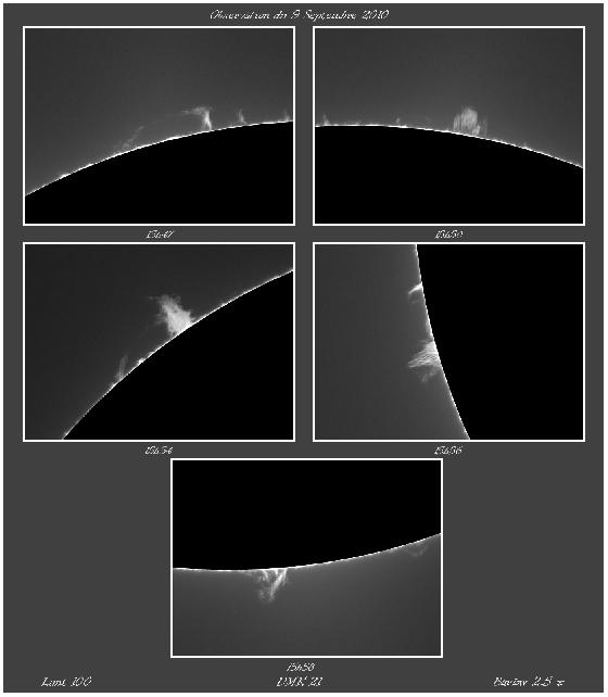 Observation du 9 Septembre