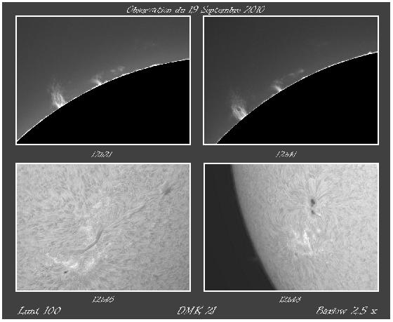 Observation du 19 Septembre
